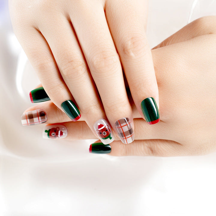 Festive Themed Press-On Nail Set Kalsten
