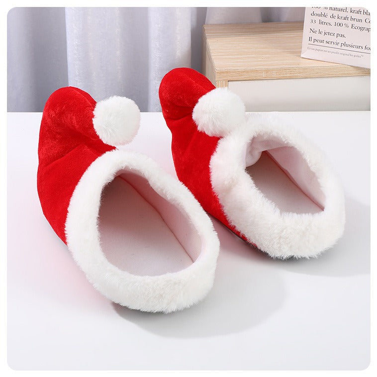 Plush Santa Claus Slippers