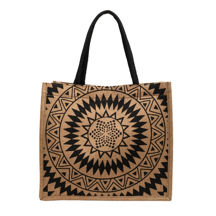 Eco-Friendly Jute Shopping Tote Bag