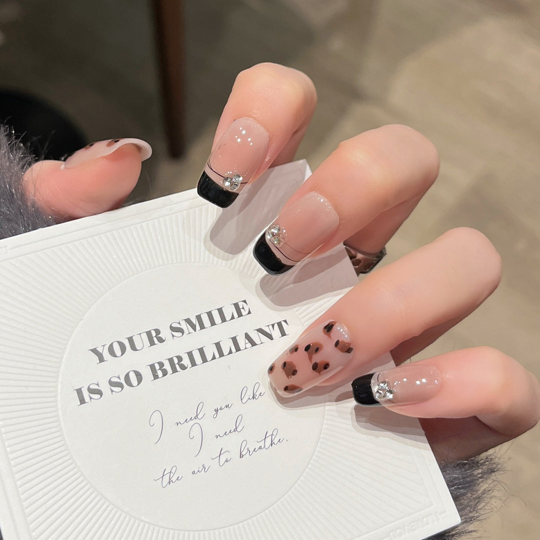 Premium Decorative Animal Print Press-On Nails Kalsten