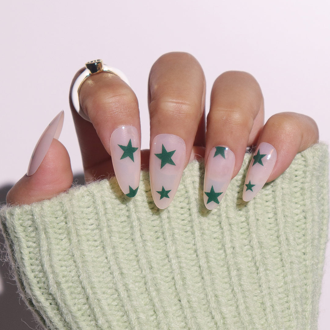 Star-Designed Stiletto Press-On Nails Kalsten