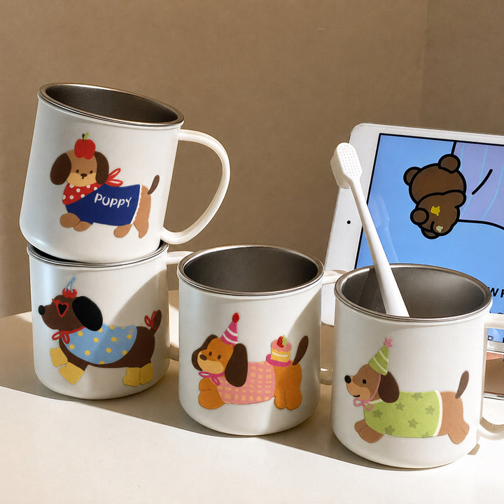 Ceramic mug with charming dog motif Kalsten