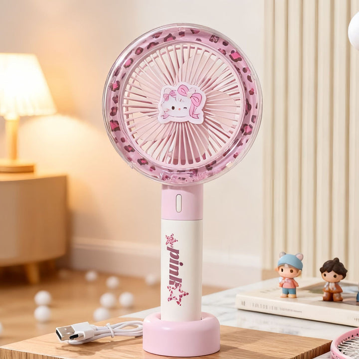 Women Portable Mini Air Cooler with USB Connection and Stepless Speed Control Kalsten