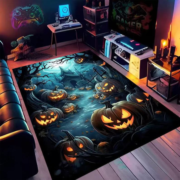 3D Skull Art Area Rug