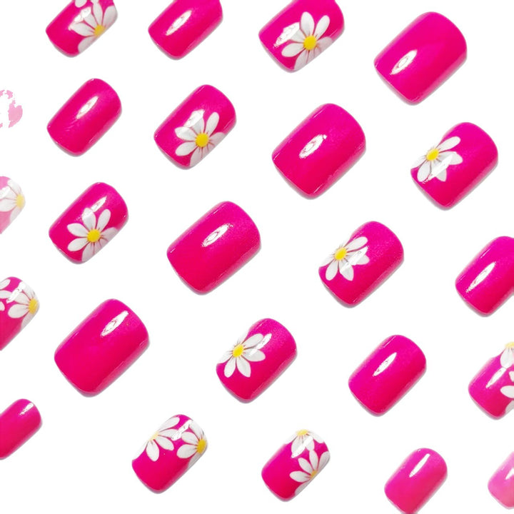 Artificial nails with floral designs Kalsten
