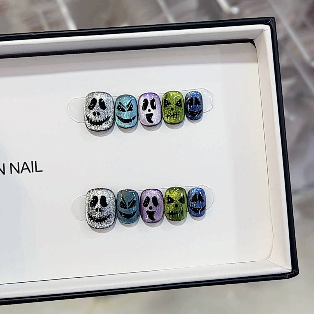 Creative Themed Press-On Nail Set Kalsten