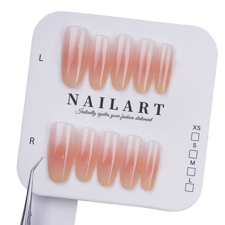 Artificial Nails in Elegant Ombre Look Kalsten