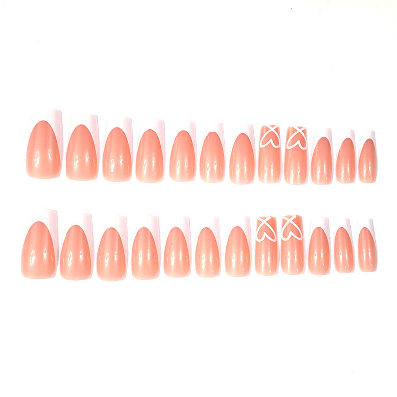 Fashionable French Tip Nail Extensions Kalsten
