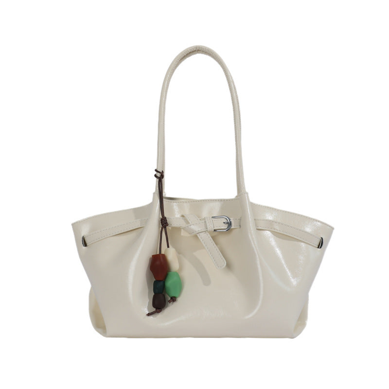 Sleek Minimalist Leather Tote Bag