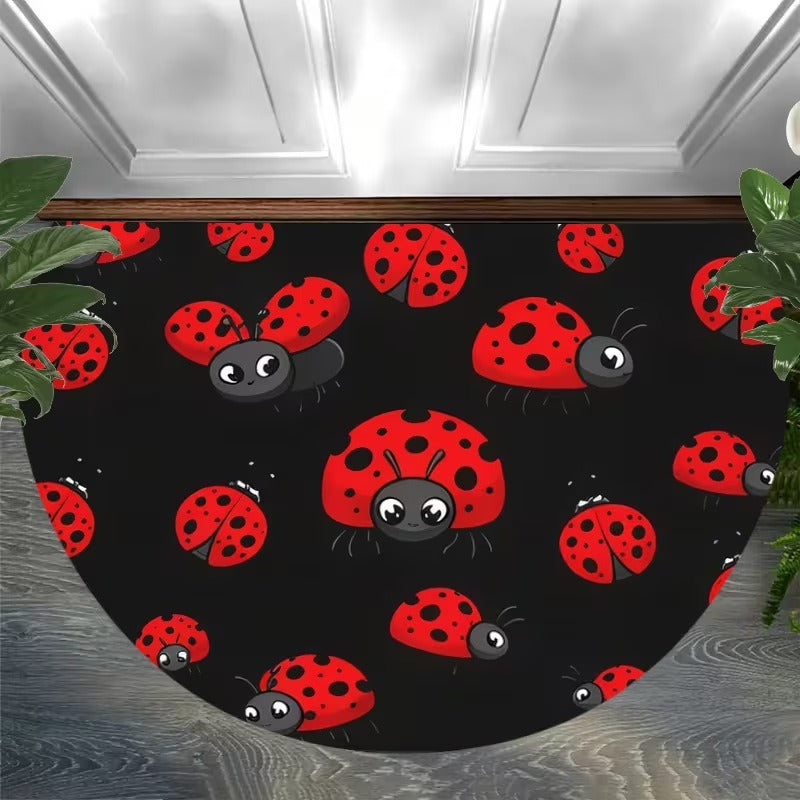 Decorative Ladybug Welcome Mat