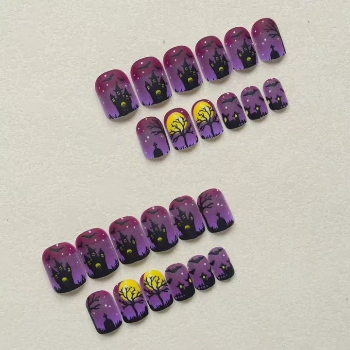Halloween Nail Art Set with Spooky 3D Designs Kalsten