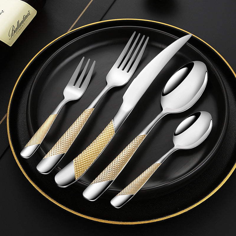 Fine and elegant table knife with non-slip handle Kalsten
