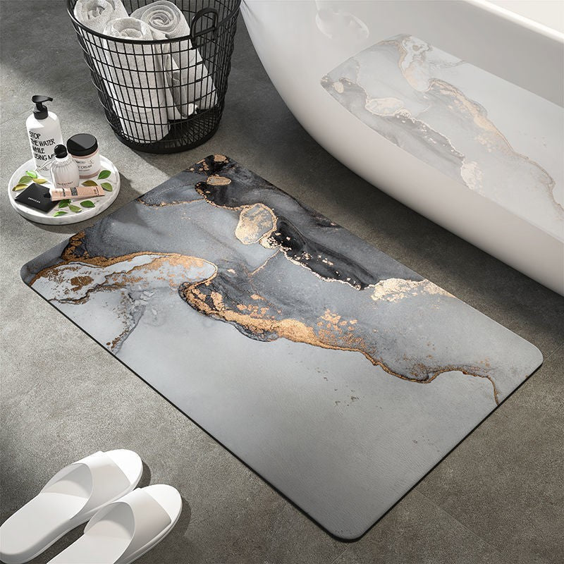 Artistic Abstract Bath Mat