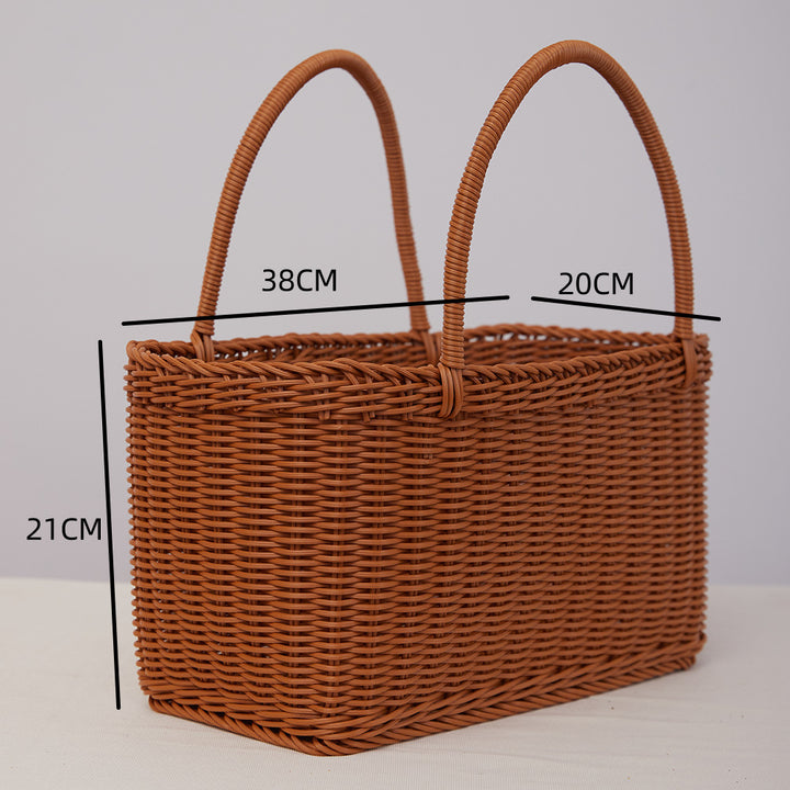 Handwoven Picnic Storage Basket Kalsten