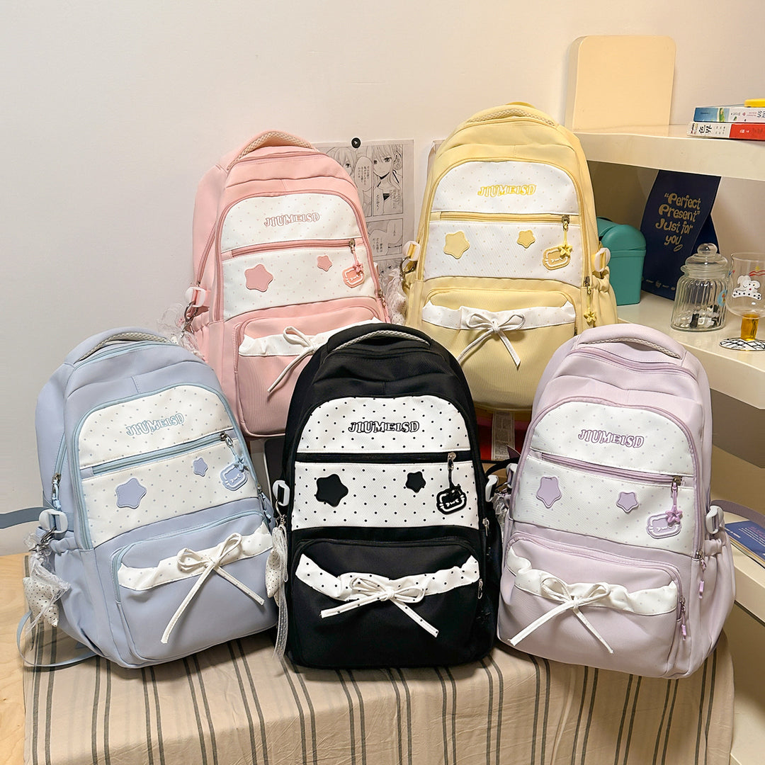 Charming Decorative Star-Embellished Backpack Kalsten
