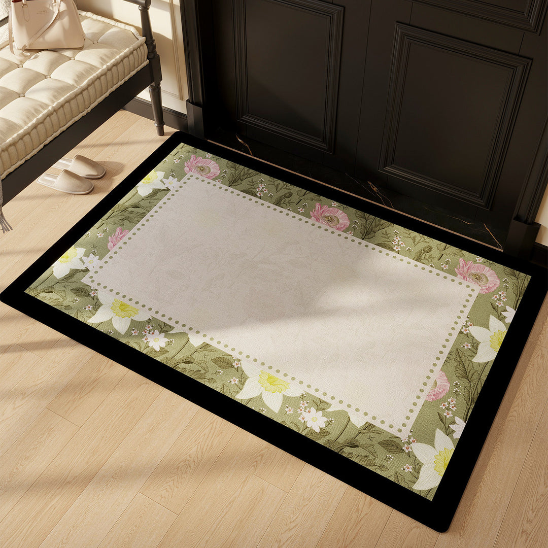 Botanical Design Area Rug