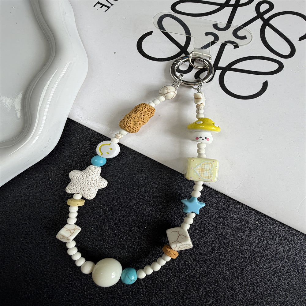 Decorative Beaded Charm Keychain Kalsten 1790135563
