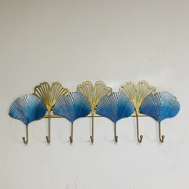 Decorative Leaf Wall Hook Rack Kalsten