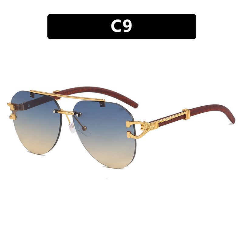 Women's sunglasses with elegant design and wooden accents Kalsten