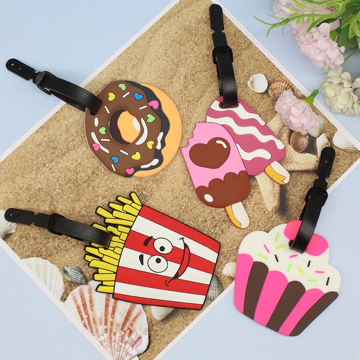Unisex Fun Food-Themed Luggage Tag Kalsten