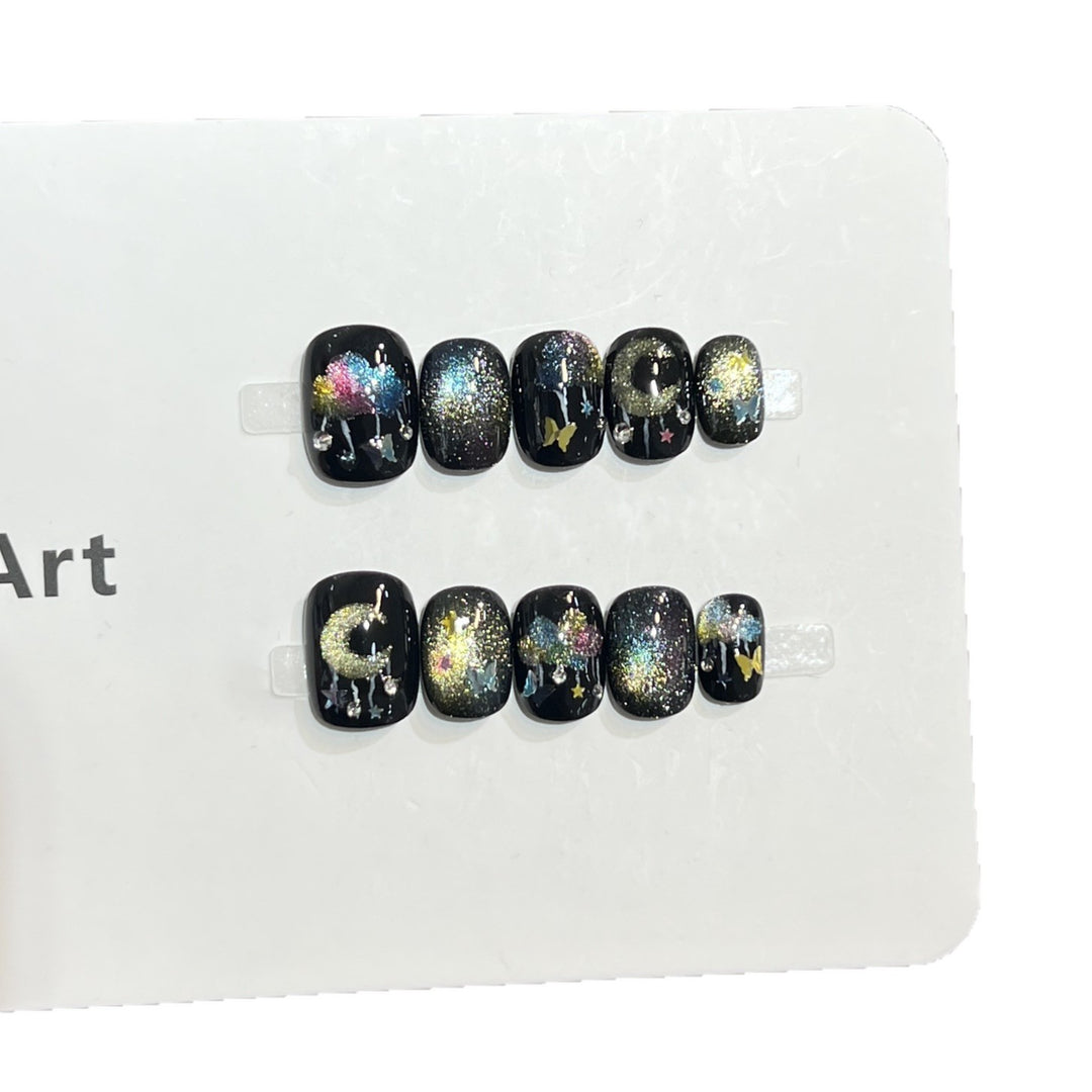Galaxy-Themed Nail Art Set Kalsten