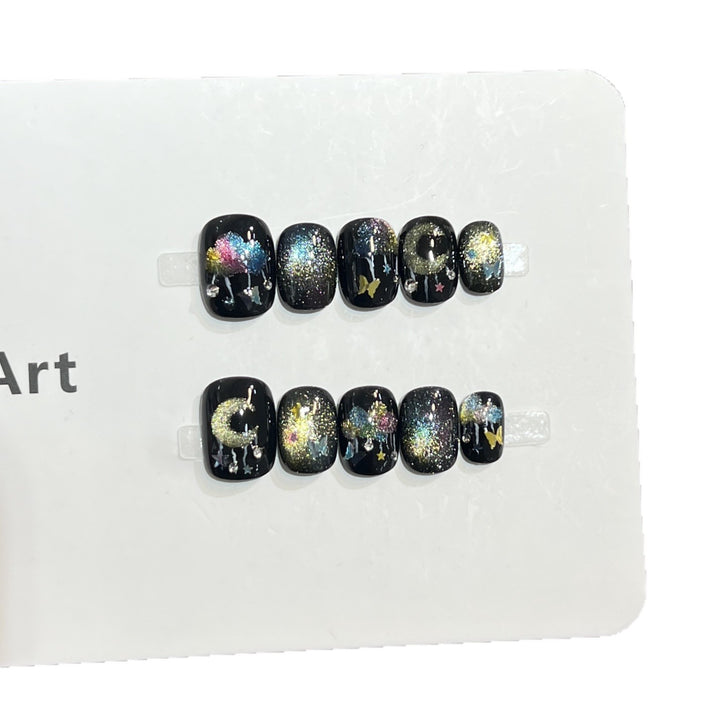 Galaxy-Themed Nail Art Set Kalsten