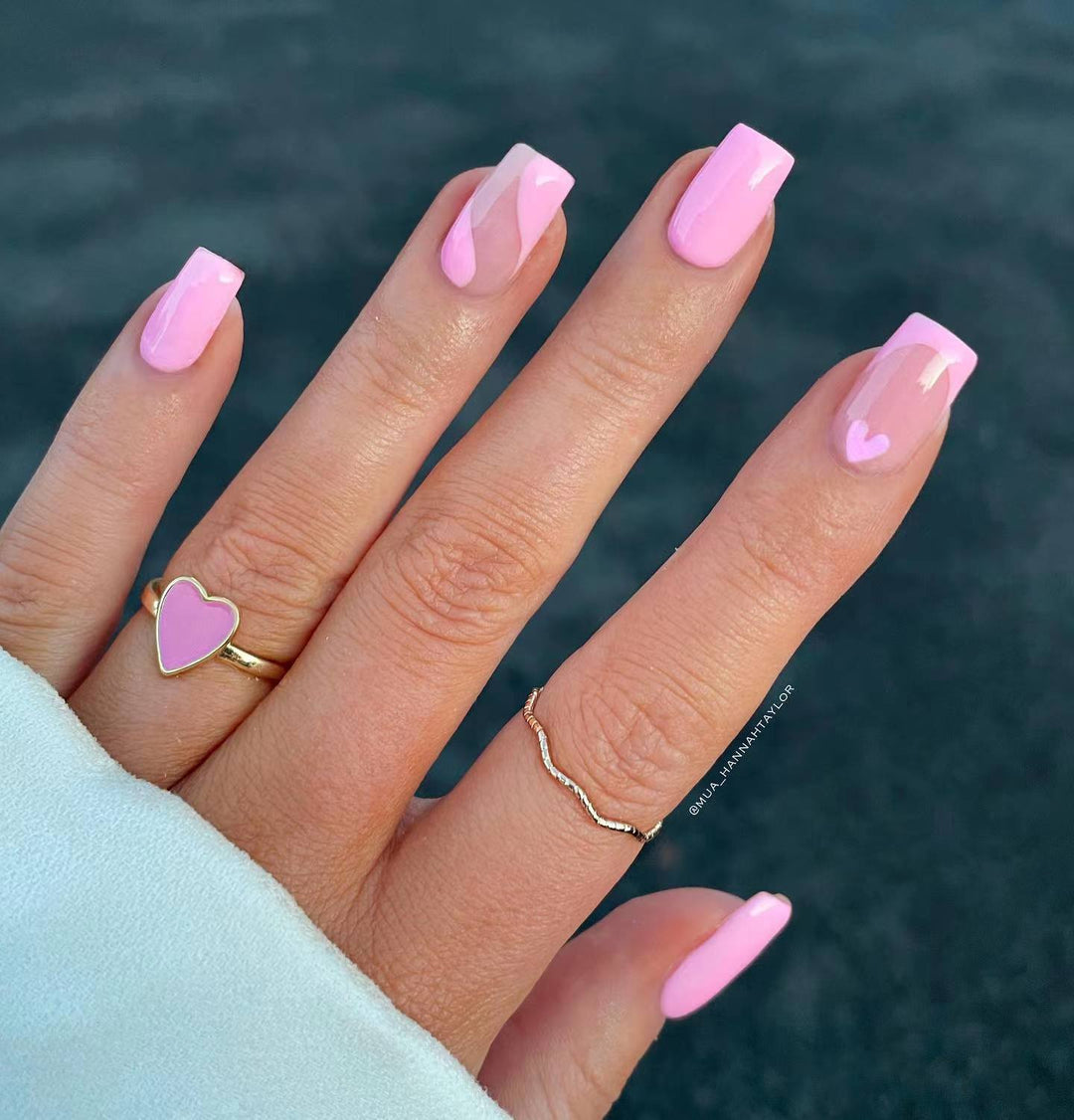 Elegant French Tip Acrylic Nail Art Kalsten