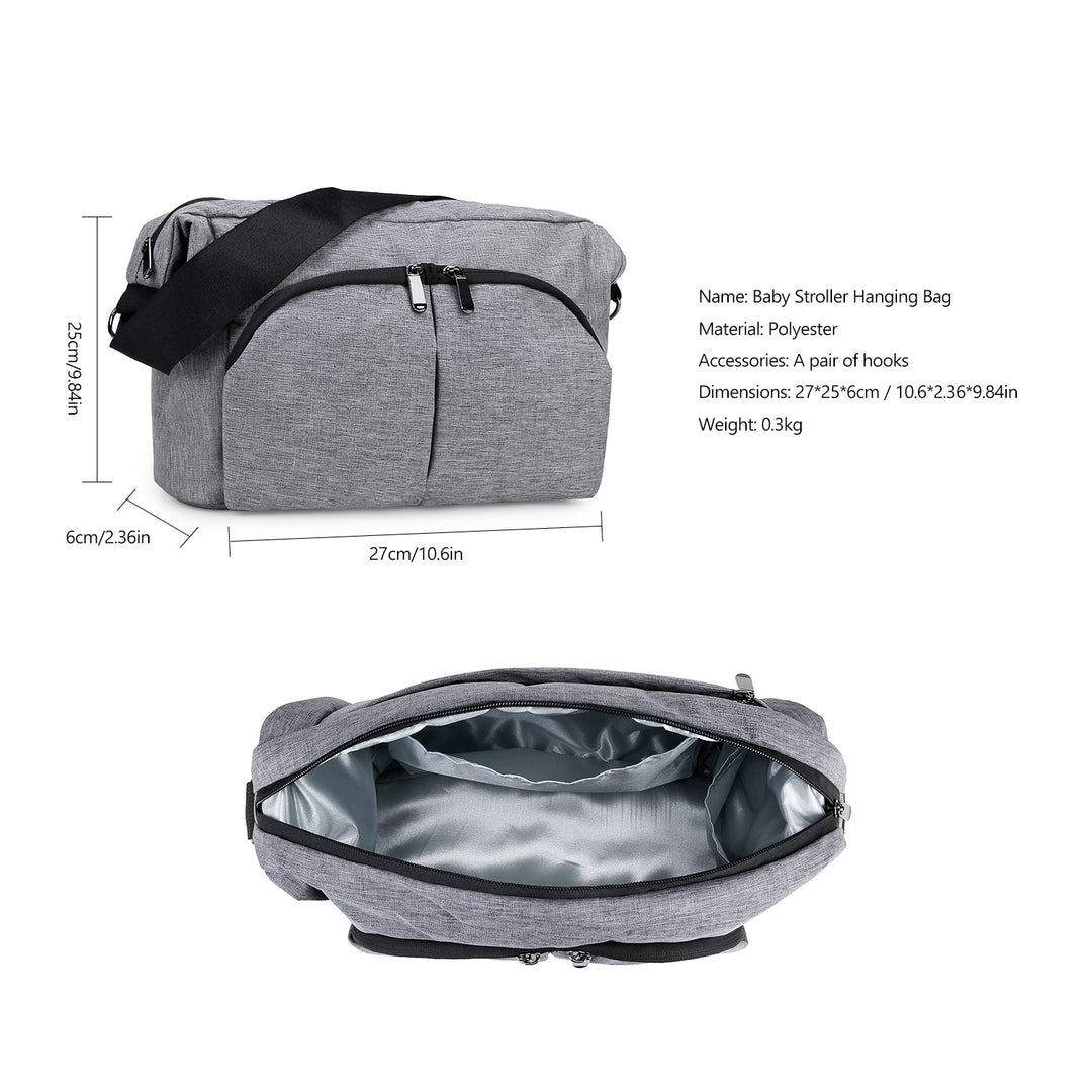 Practical shoulder bag with multiple compartments Kalsten