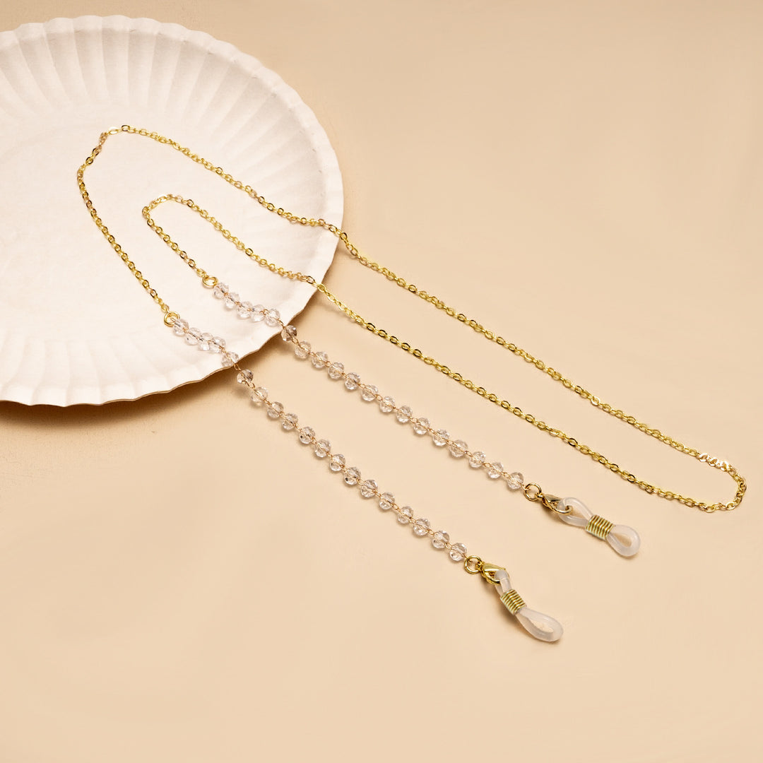 Decorative Stone-Accented Eyewear Chain Kalsten