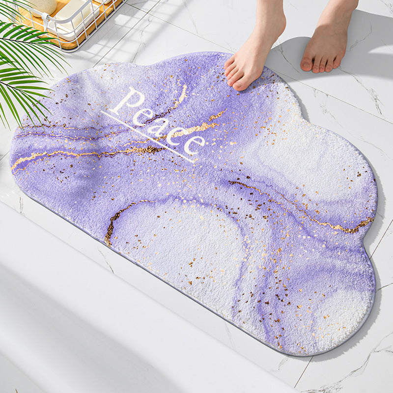Plush Cloud Shaped Bath Mat Kalsten