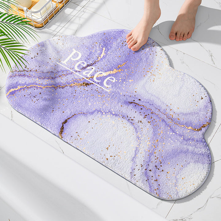 Plush Cloud Shaped Bath Mat Kalsten