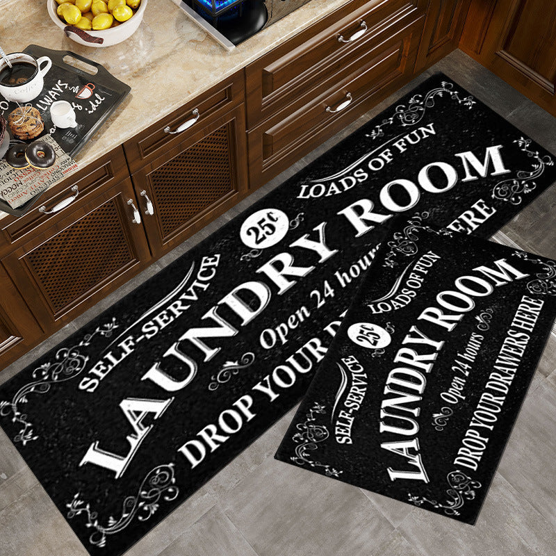 Decorative Laundry Floor Mat