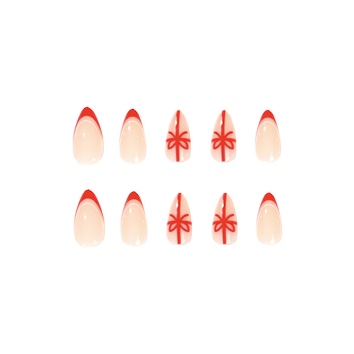 Elegant Nail Extensions with Christmas Design Kalsten