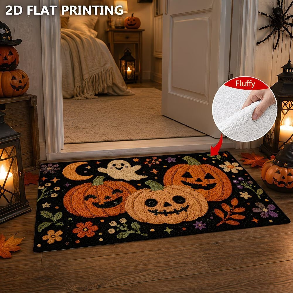 Autumn-Themed Plush Decorative Mat Kalsten