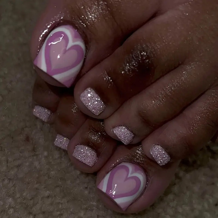 Rhinestone-Embellished Pedicure Kalsten