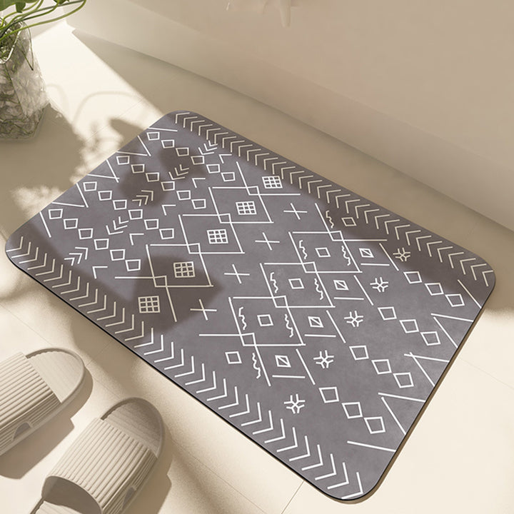 Stylish Geometric Pattern Comfort Mat