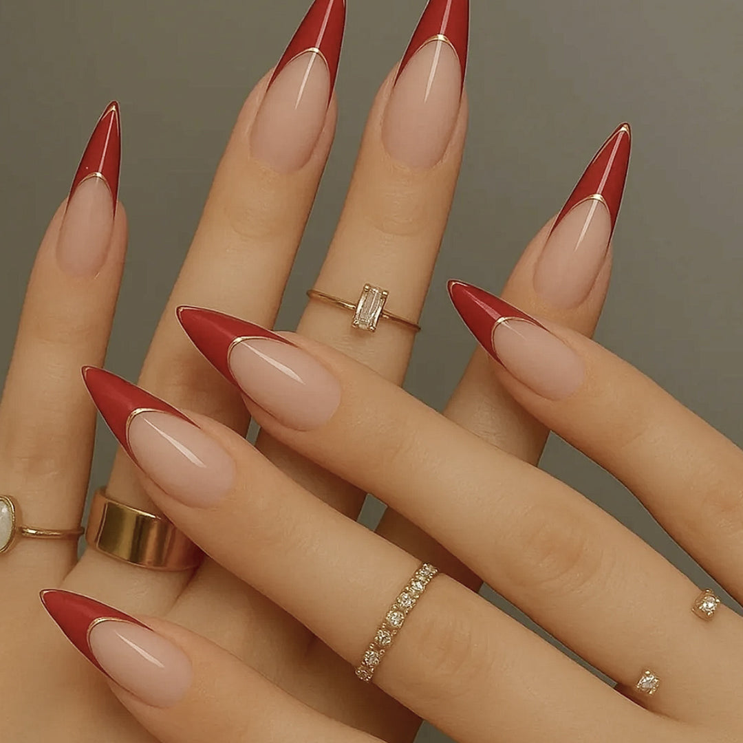 Elegant Stiletto Nail Enhancements Kalsten
