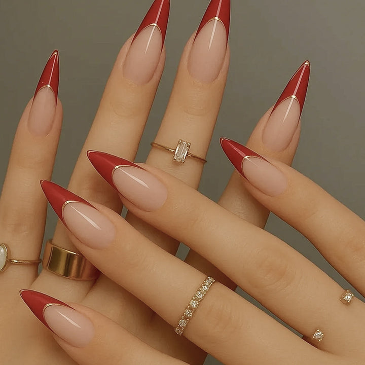 Elegant Stiletto Nail Enhancements Kalsten