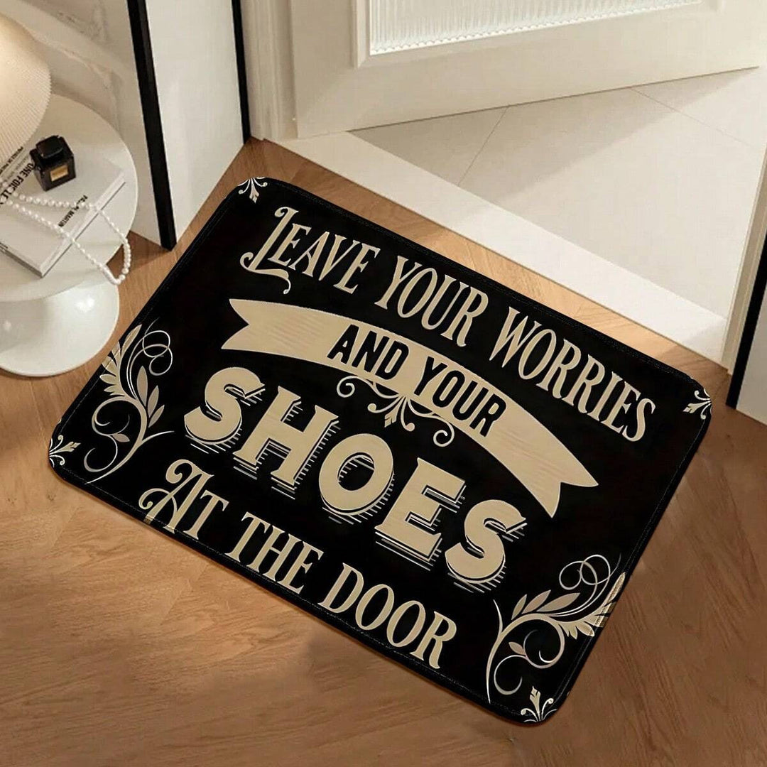 Decorative Geometric Welcome Mat Kalsten