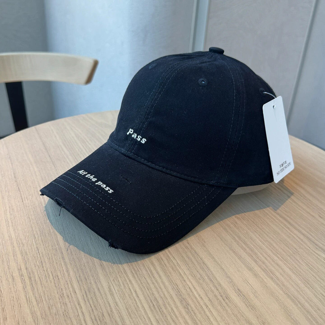 Distressed Cotton Cap