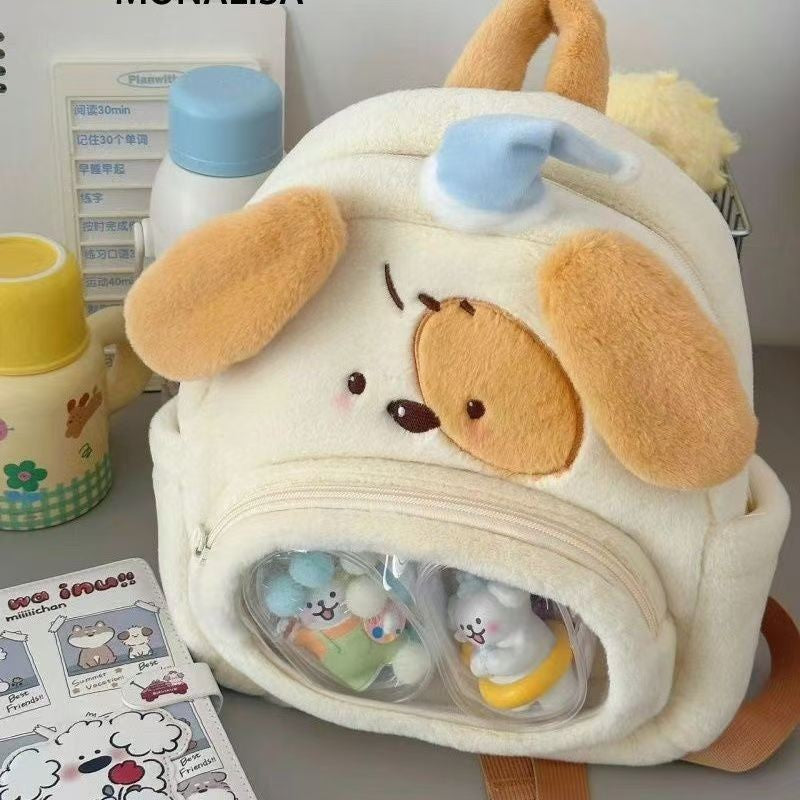 Backpack with Clear Viewing Window and Animal Design Kalsten