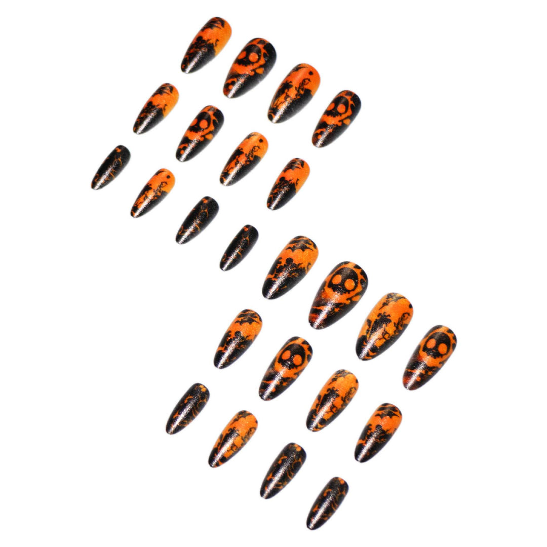 Halloween-Themed Acrylic Nail Art Set