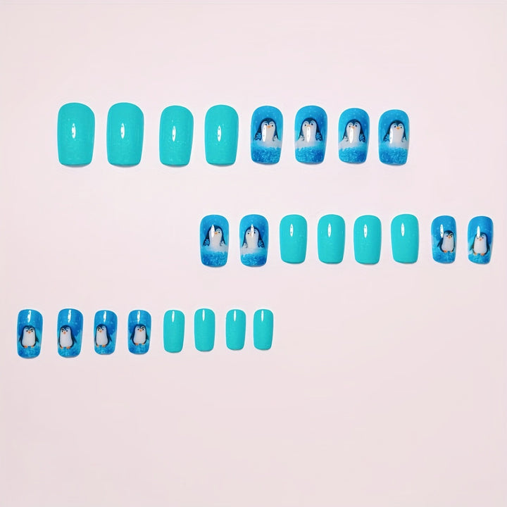 Artificial nails with winter motif Kalsten