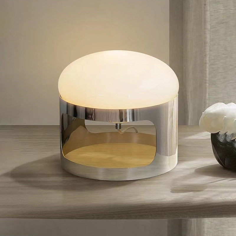 Modern Stylish Table Lamp with Chrome Base