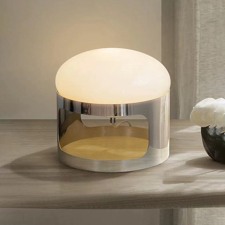 Modern Stylish Table Lamp with Chrome Base