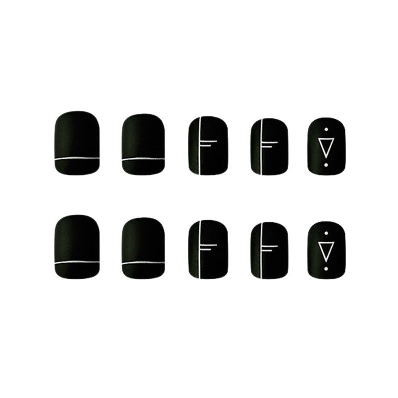 Artistic Geometric Nail Art Design Kalsten