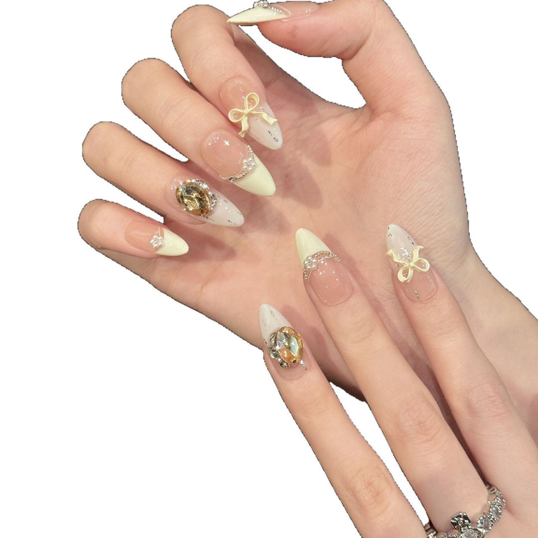 Decorative Rhinestone Press-On Nail Set Kalsten