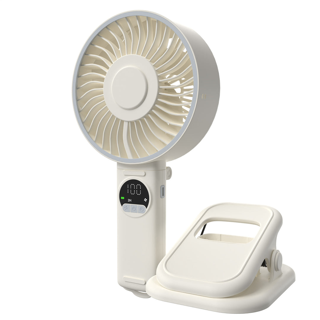 Unisex Compact Rechargeable High-Velocity Hand Fan Kalsten