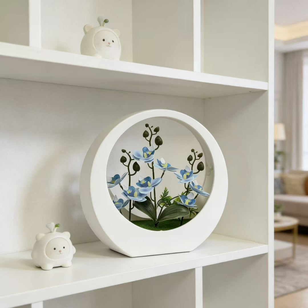Elegant Decorative Orchid Plant Display for Home Decor