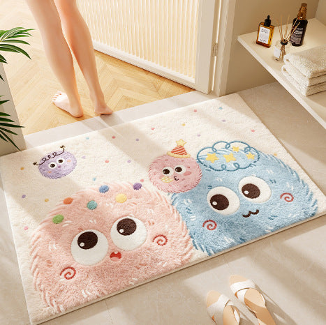 Plush Cartoon Bath Mat Kalsten